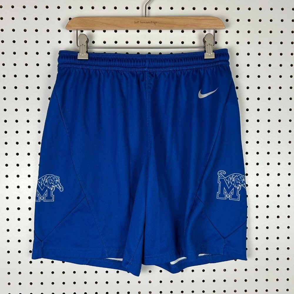 Memphis Tigers Nike Basketball Practice Shorts Medium Blue Team Issued 2024-2025